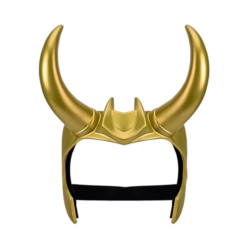 PYLYFE Loki Costume Loki Horns Helmet-Cosplay - Loki Crown Headband - 2023Upgraded - Adjustable Size - for Men Women & Kids
