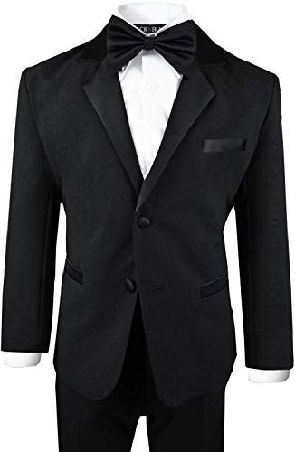 Black n Bianco Boys Tuxedo in Black Dresswear Set Size 3T