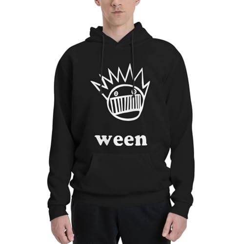 HMLTD Ween Experimental Rock Boognish Schloads Classic Men's hooded Sweatshirt with pockets Singer Trend Pocket Sweatshirt Black