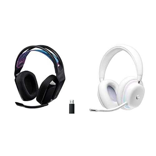 Logitech G Logitech G535 Lightspeed Wireless Gaming Headset Litra Beam Premium LED Gaming Key Light with Truesoft