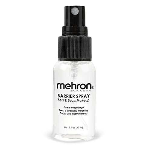 Mehron Makeup Barrier Spray | Setting Spray for Makeup | Makeup Setting Spray for Face 1 fl oz (29 ml)