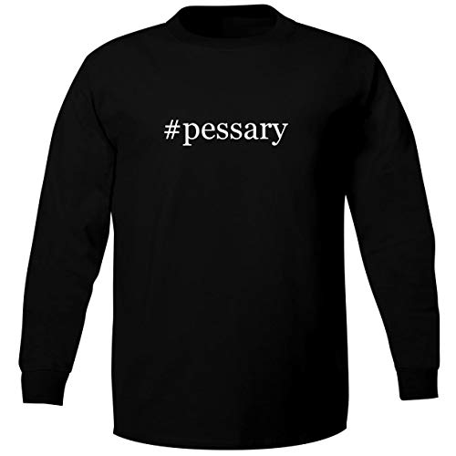 Bucking Ham #Pessary - Adult 5186 Long Sleeve T-Shirt, Black, Small