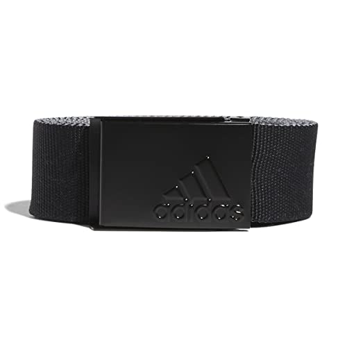 adidas Golf Standard Reversible Web Belt, Black, OSFM