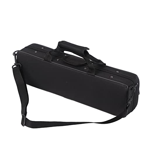 Flute Cases, Oxford Cloth Waterproof Flute Carrying Bag Wear Resistant Lightweight Portable Carrying Bag with Adjustable Shoulder Strap for 16 Holes Flute, 15.5 x 4.7 x 2.7in