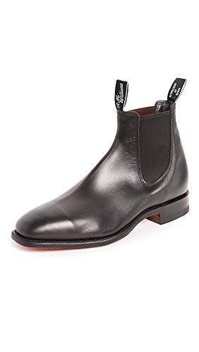 R.M. Williams Men's Classic RM Leather Chelsea Boots, Black, 12 Medium US
