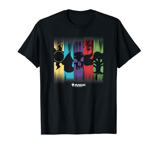 Magic: The Gathering Themed Colors & Symbols Panels T-Shirt