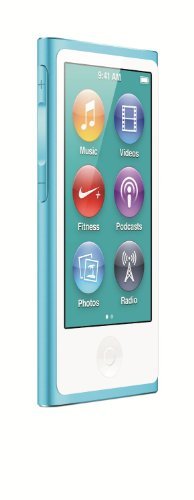 Apple iPod Nano 16GB Blue (7th Generation) (Renewed)
