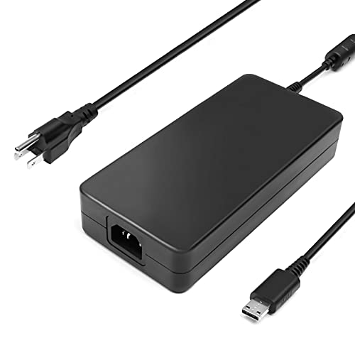 JUYOON 280W USB Tip Charger for MSI GS77 GE66 GE76 Raider GP76 GP66 Leopard ADP-280BB B A18-280P1A S93-0409330-C54 Clevo X170SM-G X170KM-G OEM Msi 280w Laptop Charger