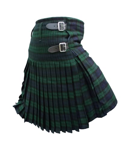 AAR Mens Kilt Scottish Tartan Kilt 13oz Highland Casual Kilt for Men 11 Tartans