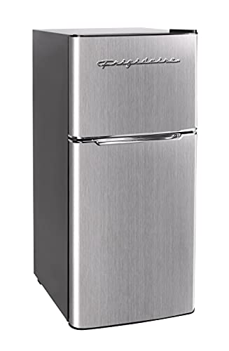 Frigidaire EFR451 2 Door Refrigerator/Freezer, 4.6 cu ft, Platinum Series, Stainless Steel, Double