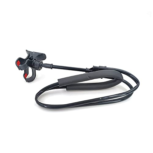 DINGZZ Mobile Phone Holder Hanging Neck Lazy Cellphone Mount Accessories Adjustable 360 Degree Phones Holder Stand (Color : Black)