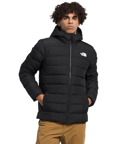 THE NORTH FACE Men's Aconcagua Insulated Hooded Jacket (Standard and Big Size), TNF Black, Medium