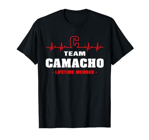 CAMACHO surname Family name Team CAMACHO lifetime member T-Shirt
