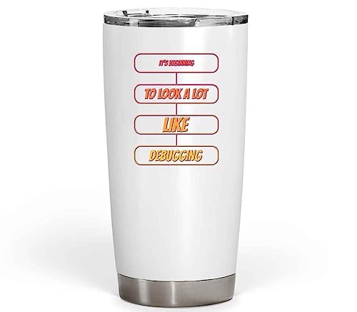 Game Developer - It's Beginning To Look a Lot Like Debugging - Programmer Coding Lover Gift - Holiday Tech Enthusiast Novelty - 20oz Fat Tumbler