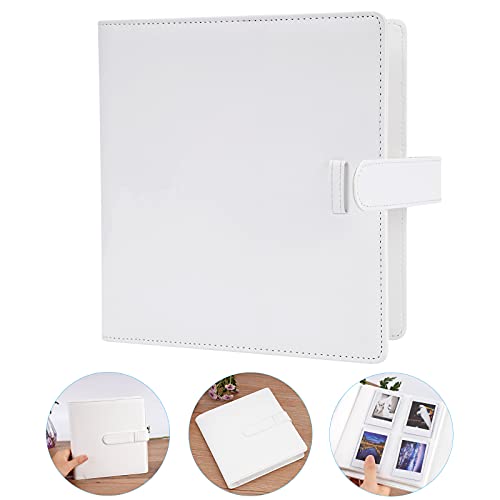 256 Pockets Mini Photo Album for Fujifilm Instax Mini 12/Mini 11/Mini 9 /Mini 40/LiPlay Instant Camera, For Polaroid Snap/PIC-300/Z2300/ SocialMatic Instant Cameras & Zip Instant Printer (Ice White)