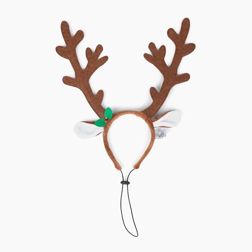 Midlee Brown Reindeer Dog Antlers Headband Pet Christmas Costume