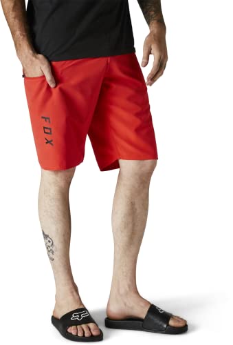 Fox Racing Men's Standard Overhead Boardshort, Fluorescent RED, 36