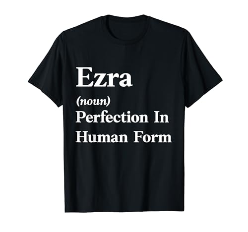 Personalized Ezra Funny Sarcastic Birthday Gift T-Shirt