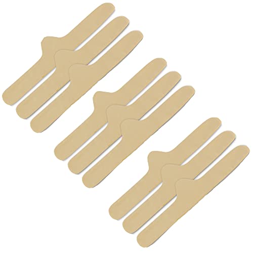 Soft Bamboo Viscose & Cotton Bra Liners (3-Pack, Large) - Tagless, Seamless, Black, White, Beige