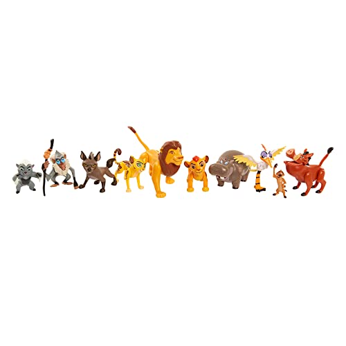 Disney Junior The Lion Guard Pride Lands Figure Pack, 10-Piece Deluxe Articulated Set, Officially Licensed Kids Toys for Ages 3 Up by Just Play