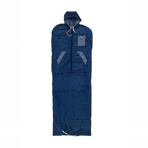 AXUYU Wearable Sleeping Bag for Adults, Shoulders with Zipper, Backpacking Sleeping Bag for Camping, Hiking & Outdoors (Blue)