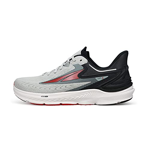 ALTRA Men's AL0A7R6T Torin 6 Road Running Shoe, Gray/Red - 12 M US