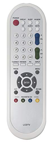 GA603WJSA GA667WJSA GA626WJSA GA610WJSA Replaced Remote fit for Sharp TV LC-19D44 LC-19D44U LC-19D45 LC-19D45U LC-19SK24U LC-19D44 LC-19SB14 LC-19SB14U LC-19SB15 LC-19SB15U LC-19SB24 LC-19SB24U