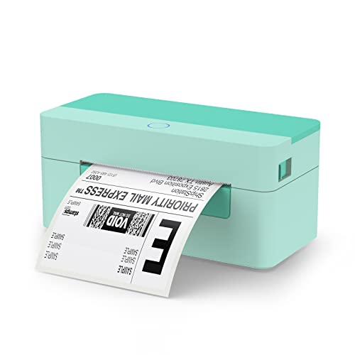 OFFNOVA Shipping Label Printer, 4x6 Label Printer for Shipping Packages, High Speed USB Thermal Printer, Supports ShipStation UPS FedEx Ebay (Green)