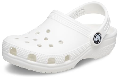 Crocs Kids' Classic Clog , White/White, 6 Big Kid