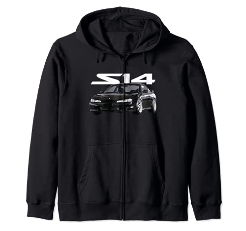JDM Car S14 DRIFT MACHINE Zip Hoodie