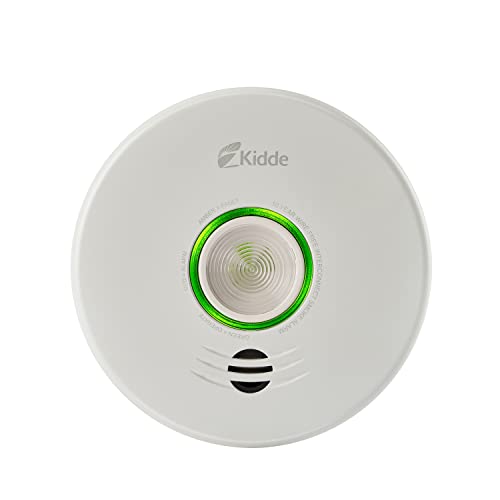 Kidde Smoke Detector, 10-Year Battery, Photoelectric Sensor Wire-Free Interconnect Smoke Alarm, Voice Alert