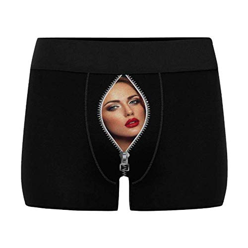 Personalized Wife Face On Men's Underwear Pouch Breathable Boxer Briefs Shorts with Photo
