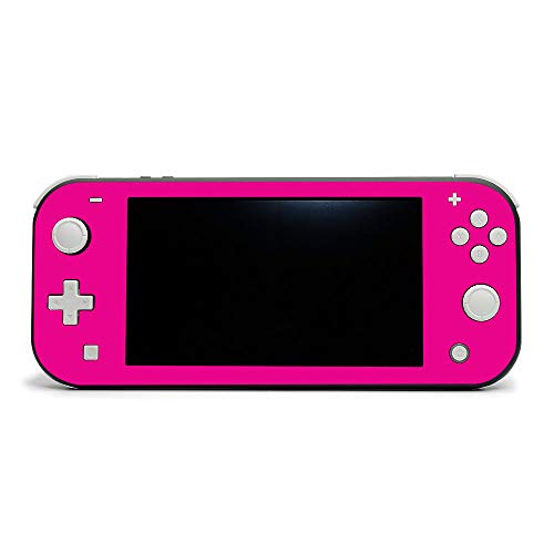 MightySkins Skin Compatible with Nintendo Switch Lite - Solid Hot Pink | Protective, Durable, and Unique Vinyl Decal Wrap Cover | Easy to Apply, Remove, and Change Styles | Made in The USA
