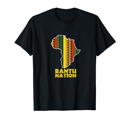 Bantu Nation Africa Zulu Shield Safari African Sunset T-Shirt