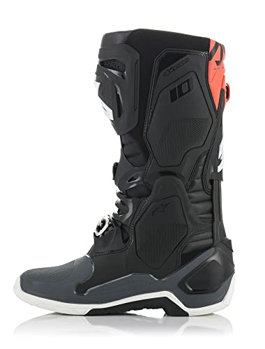 Alpinestars Tech 10 Boots (Black/Gray/Orange, numeric_12)