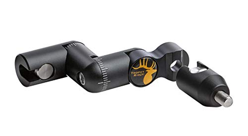 Trophy Ridge Hitman Sidebar Archery Bow Stabilizer Bracket - Quick Connect System, Easy Adjustment for Stabilizer Positioning, Convenient for Storage and Transportation , 6'