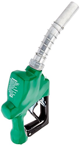 Husky 026810N-16 HS 1-Inch Diesel Nozzle with Three Notch Hold Open Clip, BP Green, Made in USA