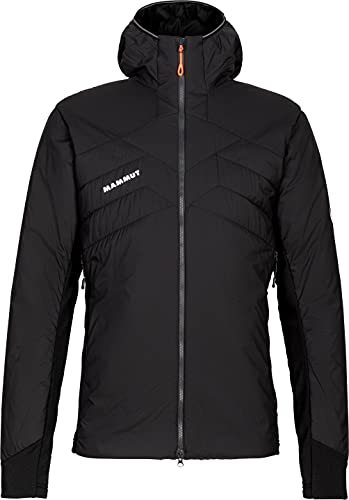 Mammut Rime Light IN Flex Hooded Jacket - Men's Black/Phantom Large