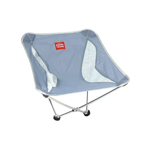 GRAND TRUNK Alite Monarch Chair | Ultra Lightweight Camping Chair | Portable, Quick and Easy Setup | Lawn Chair for Hiking, Backpacking, Fishing and Beach | Aluminum Frame (Storm)