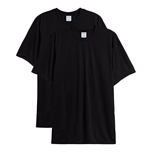 Hanes mens Sport Cool Dri Performance Tee fashion t shirts, Black, X-Large US