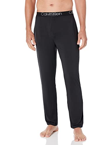 Calvin Klein Men's Ultra Soft Modal Pants, Black, XL