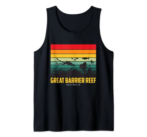 Coral reef Australia Great Barrier Reef Diving Tank Top