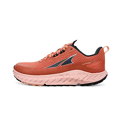 ALTRA Women's AL0A7R72 Outroad Trail Running Shoe, Red/Orange - 9.5 M US