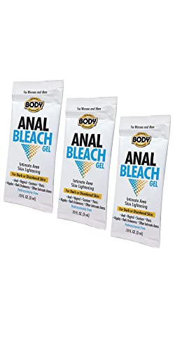 3pk Anal Brightening Bleaching Gel for intimate body vaginal and anal bleach (.30fl oz)