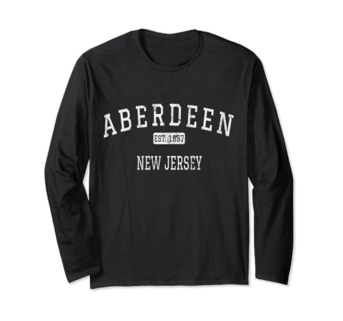 Aberdeen New Jersey NJ Vintage Long Sleeve T-Shirt