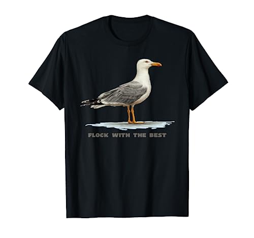 Flock With The Best - Seagull Beach Bird T-Shirt