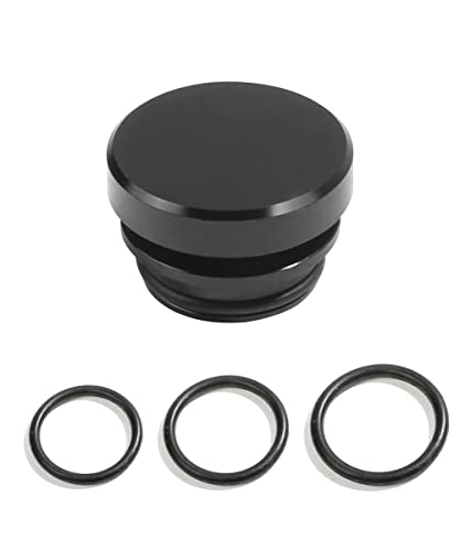 YAKEFLY Universal Cigarette Lighter Plug Cover,Aluminum Cigarette Lighter Socket Cover Cap,Dustproof Car Cigarette Lighter Plug Parts,Waterproof Dustproof Plug,Aluminum Plugs Car Decoration (Black)