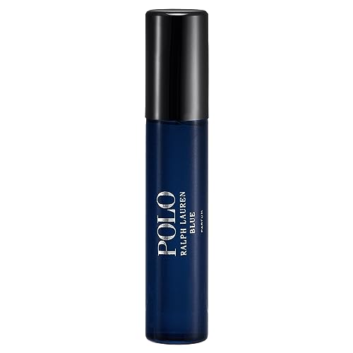Ralph Lauren Fragrances Polo Blue - Parfum - Men's Cologne - Aquatic & Fresh - With Citrus, Oakwood, and Vetiver - Intense Fragrance - 0.34 Fl Oz