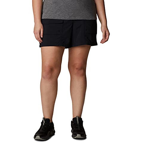 Columbia Women's Summerdry Cargo Short, Black, Medium