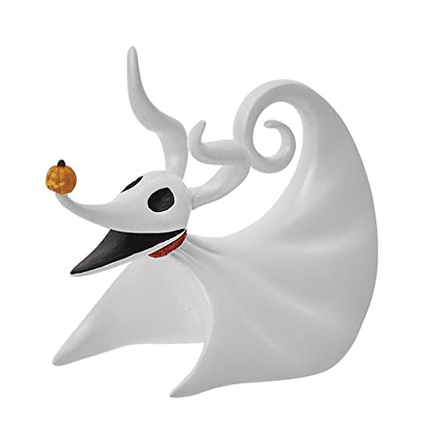 Enesco Disney Showcase The Nightmare Before Christmas Ghost Dog Zero Mini Figurine, 3 Inch, Multicolor